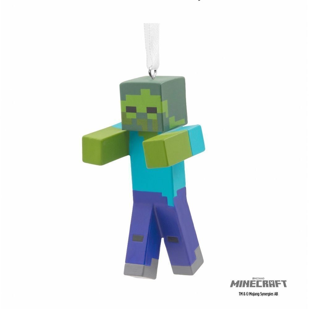 Hallmark Minecraft Zombie Ornament NWT